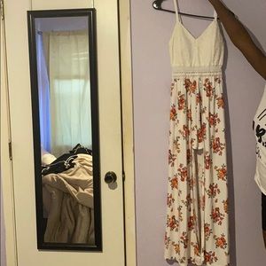 High low white dress